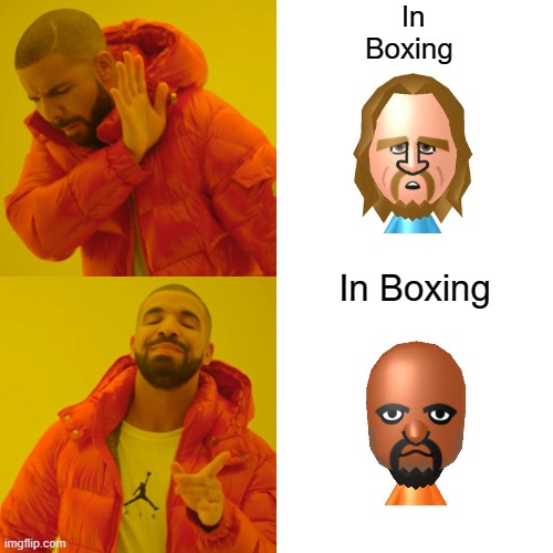 Wii Sports | In Boxing; In Boxing | image tagged in memes,drake hotline bling,wii | made w/ Imgflip meme maker