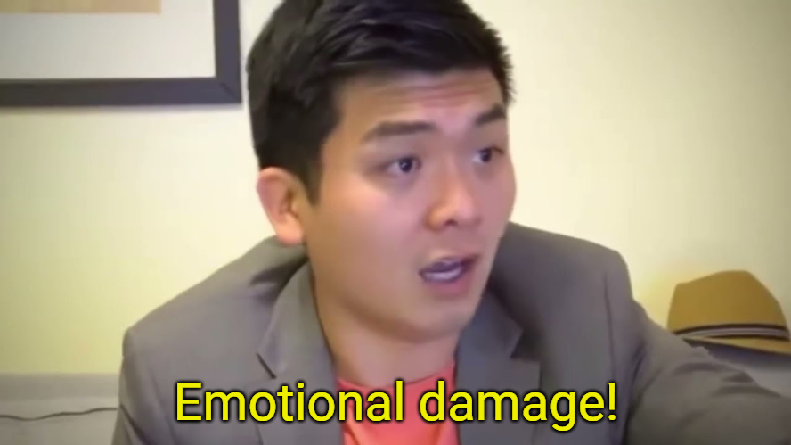 Emotional damage! (bottom text) Blank Meme Template