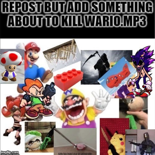 I added two things, Xenophanes and a knight with a shotgun. | image tagged in repost,sonicexe,loads lmg with religious intent,nintendo | made w/ Imgflip meme maker