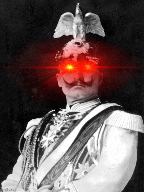 When you turn the Yemen flag upside down | image tagged in kaiser wilhelm | made w/ Imgflip meme maker