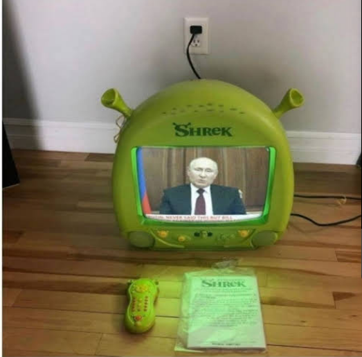 High Quality Shrek TV Blank Meme Template