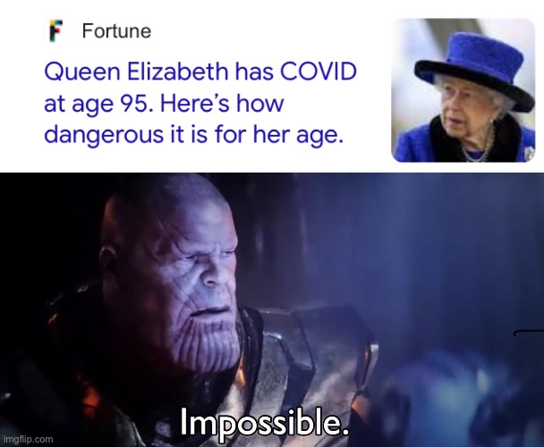 No… | image tagged in thanos impossible | made w/ Imgflip meme maker