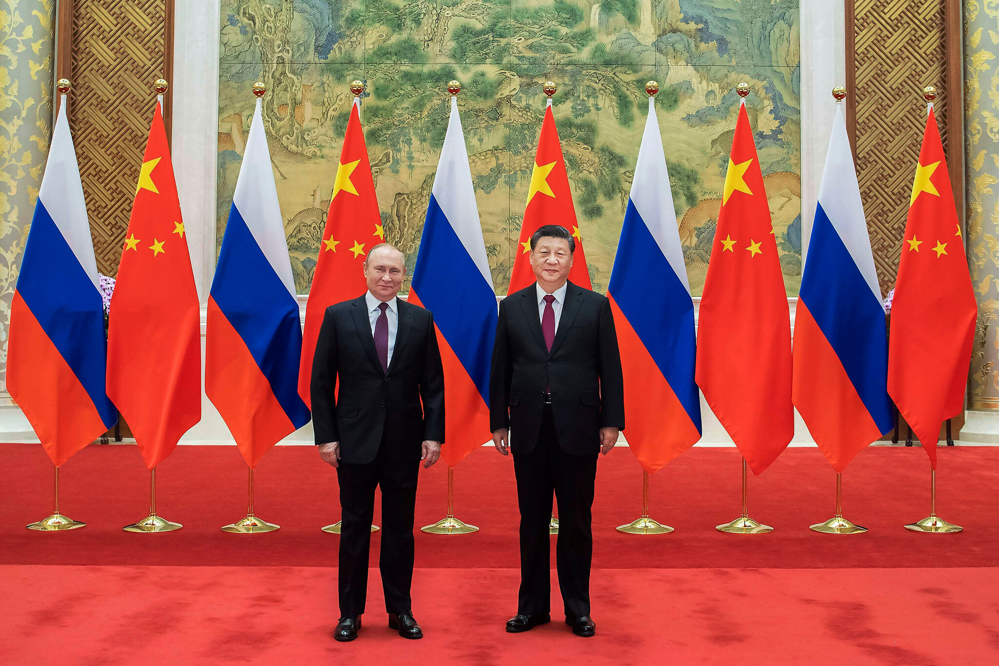High Quality Vladimir Putin Xi Jinping Blank Meme Template