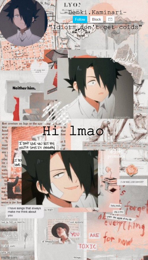 Ray temp (ty Corpse) | Hi lmao | image tagged in ray temp ty corpse | made w/ Imgflip meme maker