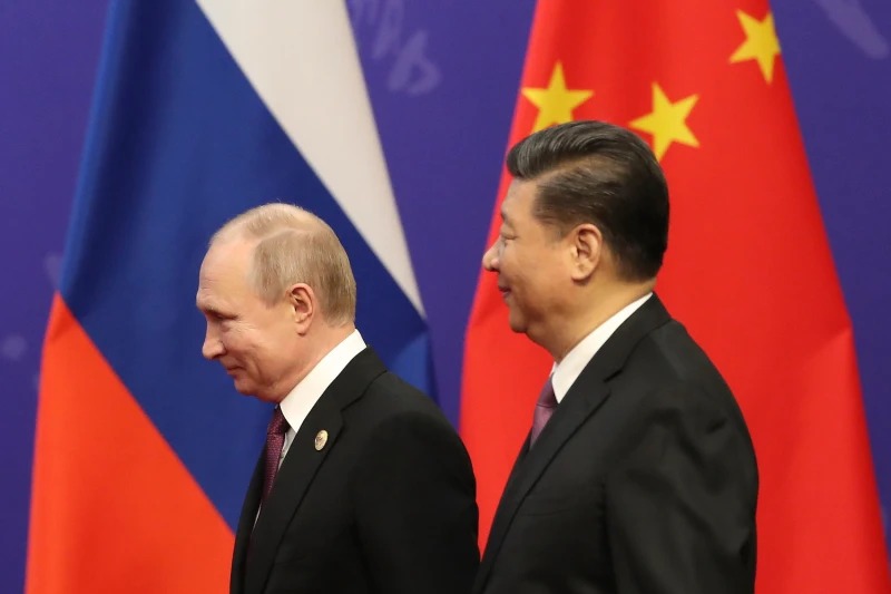 Vladimir Putin Xi Jinping Blank Meme Template