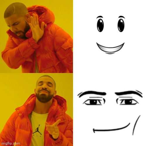 Drake Hotline Bling | image tagged in memes,drake hotline bling,roblox,man,winning smile,smile | made w/ Imgflip meme maker