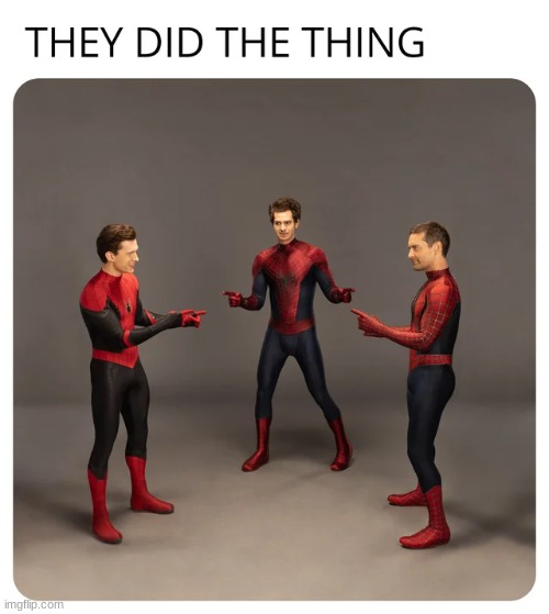 Live action version | image tagged in spiderman,memes,funny,movies,funny memes | made w/ Imgflip meme maker
