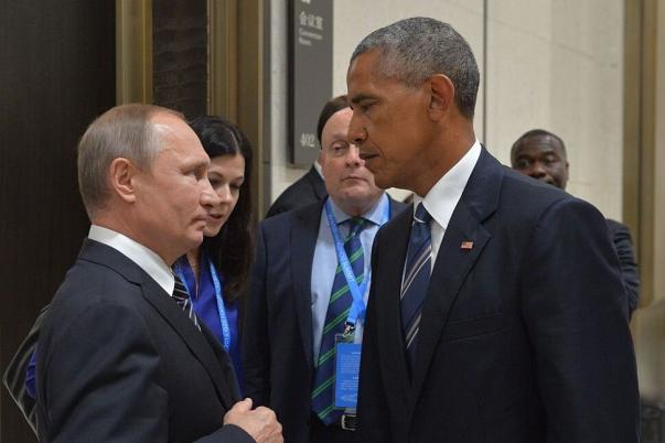 Obama & Putin Blank Meme Template