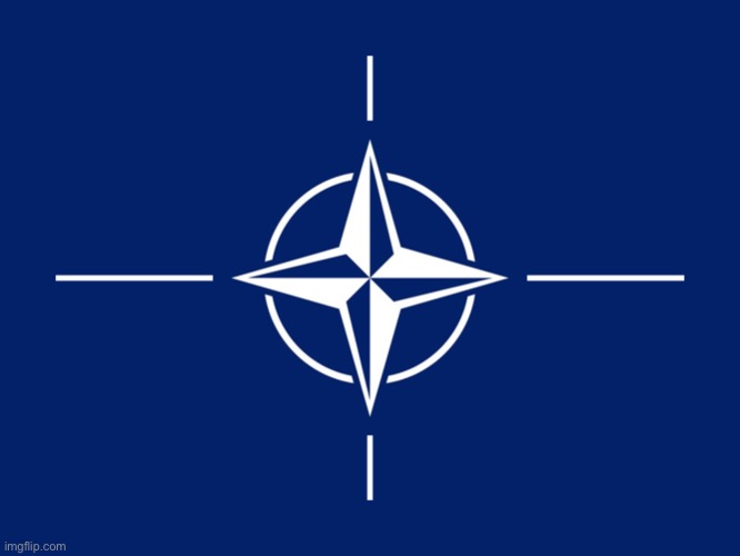 NATO flag | image tagged in nato flag | made w/ Imgflip meme maker