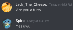 Spire is a furry confirmed Blank Meme Template