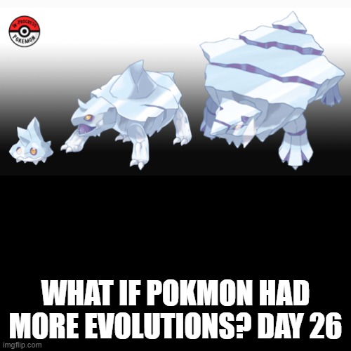 Check the tags Pokemon more evolutions for each new one. | WHAT IF POKMON HAD MORE EVOLUTIONS? DAY 26 | image tagged in memes,blank transparent square,pokemon more evolutions,pokemon,why are you reading this | made w/ Imgflip meme maker