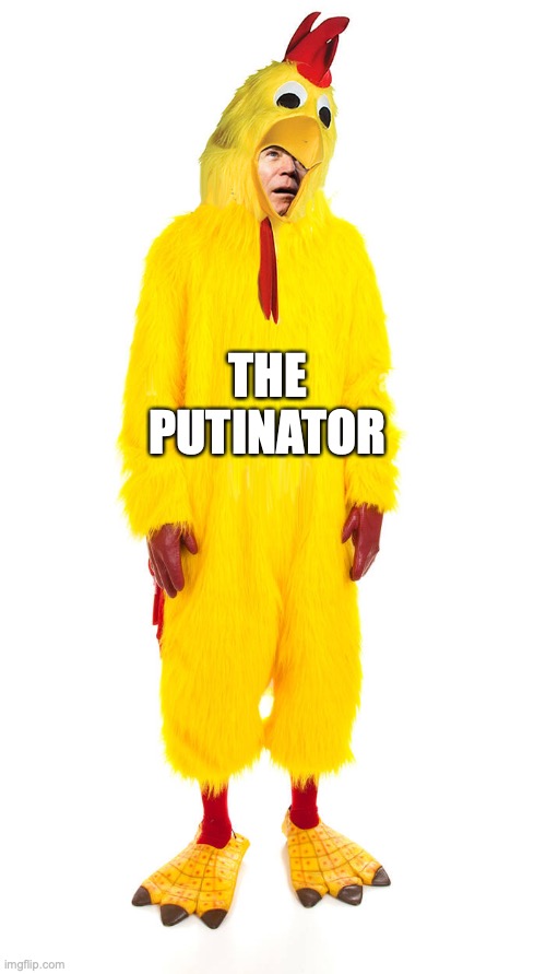 THE
PUTINATOR | image tagged in putin,vladimir putin,joe biden,biden,ukraine,russia | made w/ Imgflip meme maker