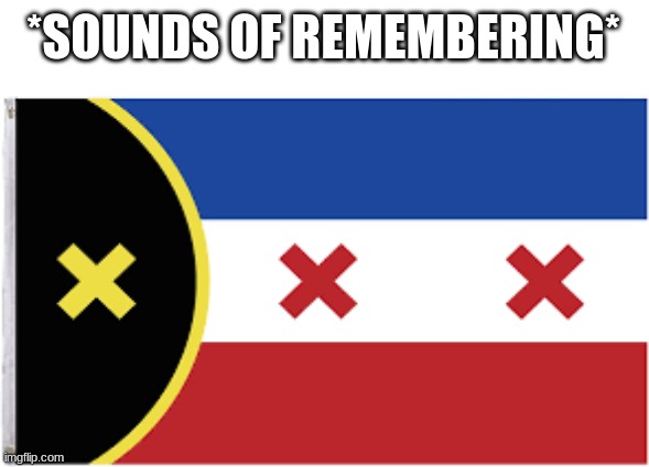 L'manburg Flag | *SOUNDS OF REMEMBERING* | image tagged in l'manburg flag | made w/ Imgflip meme maker