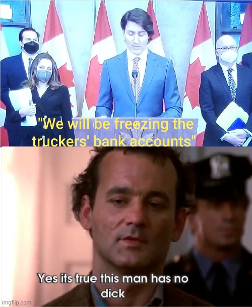 Just In True Dope | image tagged in freedom,justin trudeau,ghostbusters | made w/ Imgflip meme maker