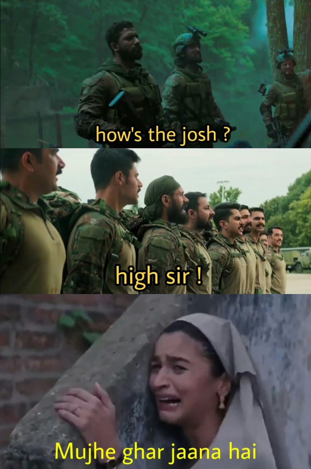 Josh not so high! Blank Meme Template