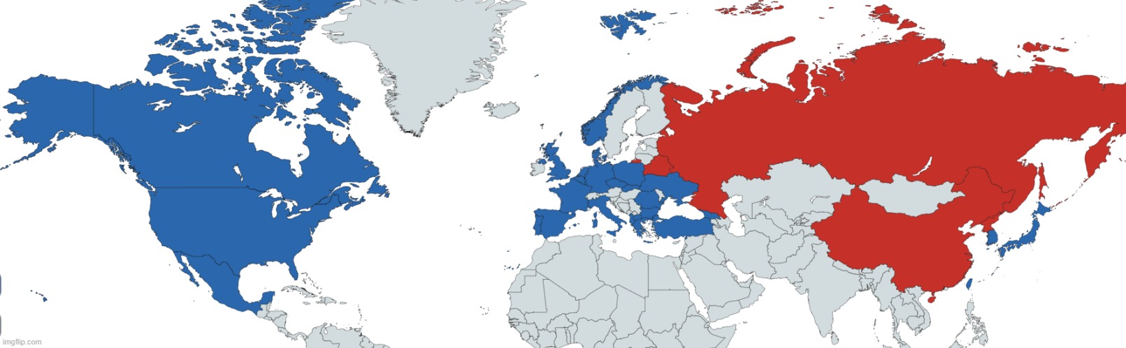 Map of WW3 | made w/ Imgflip meme maker