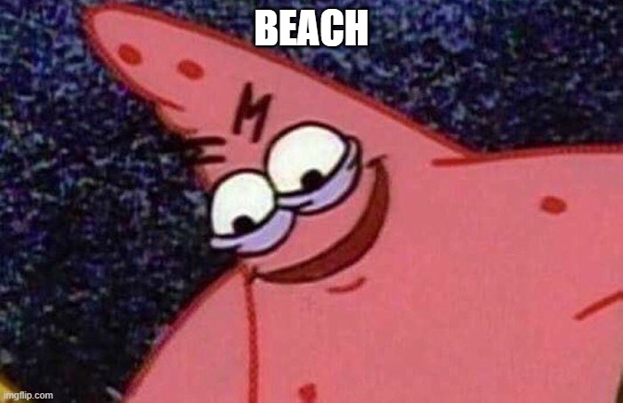 Beach Blank Meme Template