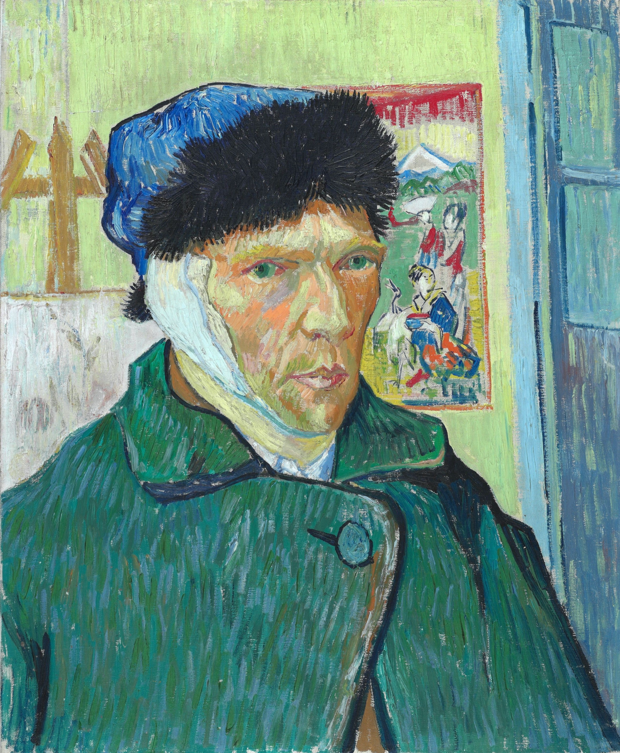 Van Gogh Ear Cut-Off Blank Meme Template