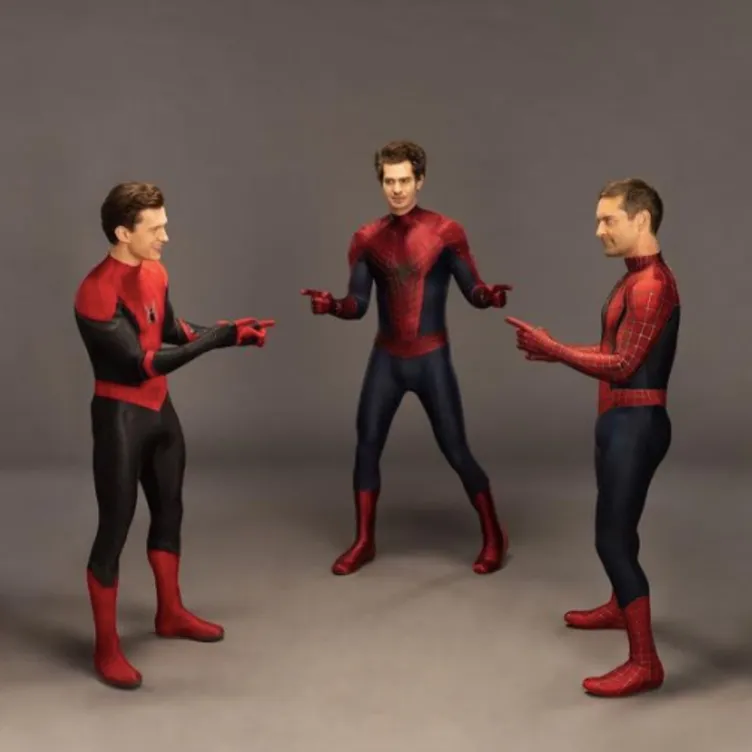 High Quality spiderman live action Blank Meme Template