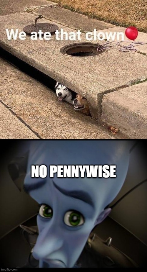 NO PENNYWISE | image tagged in no bitches,memes,funny,msmg | made w/ Imgflip meme maker