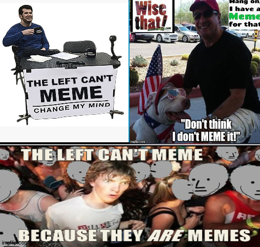 Leftists are MEME's themselves... | image tagged in leftist,communist,immaturity,memes,evil | made w/ Imgflip meme maker
