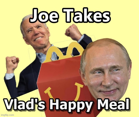 Don't Sanction His Happy Meal Away | image tagged in the unhappy meal sanction | made w/ Imgflip meme maker