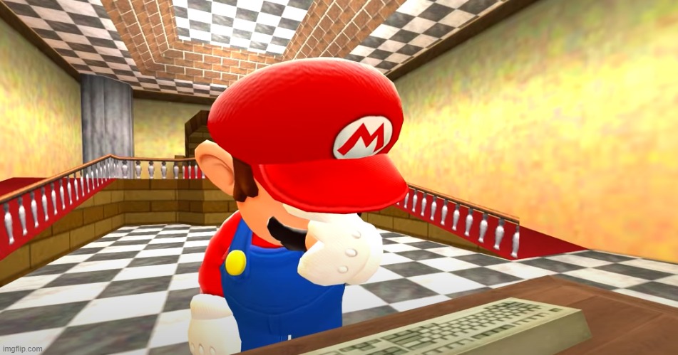 mario facepalm | image tagged in mario facepalm | made w/ Imgflip meme maker