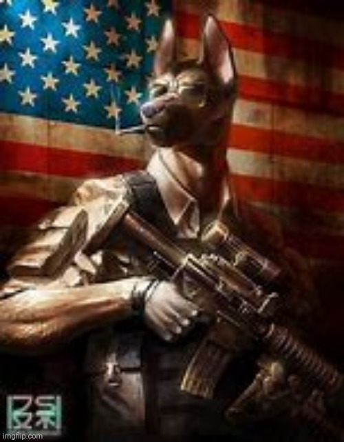 Not my art OωO | image tagged in us army furry | made w/ Imgflip meme maker