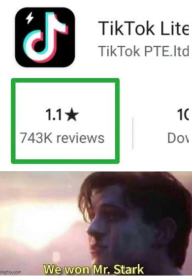 tic tok is done Blank Meme Template