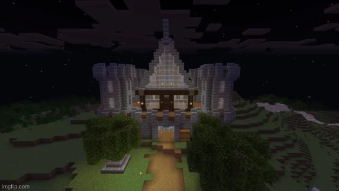 Mini castle | image tagged in minecraft,video games | made w/ Imgflip meme maker