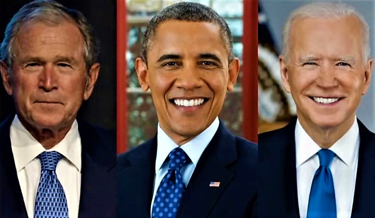High Quality Bush, Obama, Biden Blank Meme Template