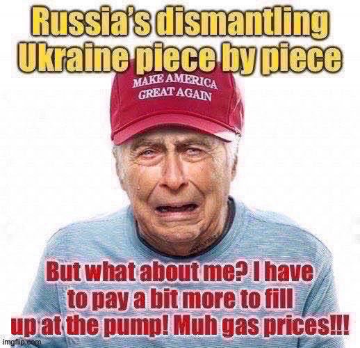 Let’s not forget the real victims of the Ukraine crisis: Republicans | image tagged in ukraine,ukrainian lives matter,maga,conservative logic,conservative hypocrisy,gas prices | made w/ Imgflip meme maker