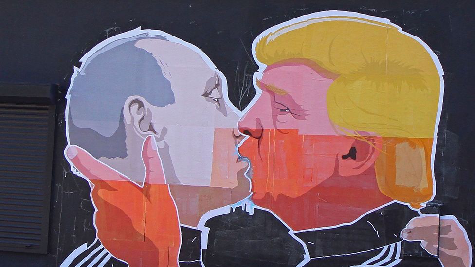 Putin_Trump_Love Blank Meme Template