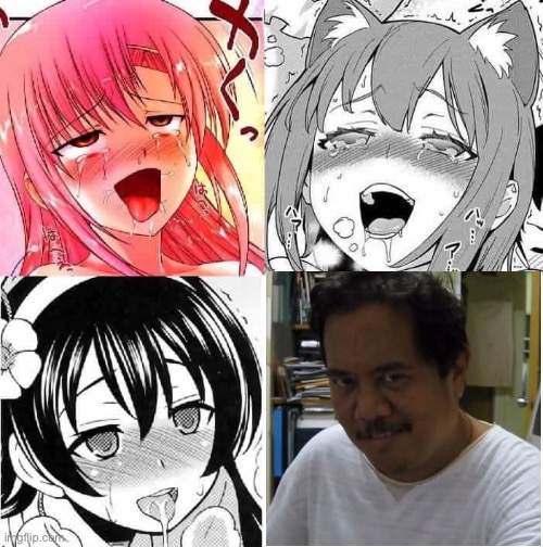Auditor requested some pron | image tagged in hentai faces | made w/ Imgflip meme maker