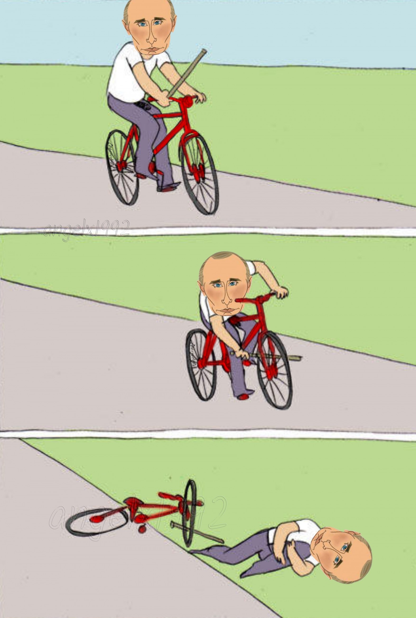 putin fail Blank Meme Template