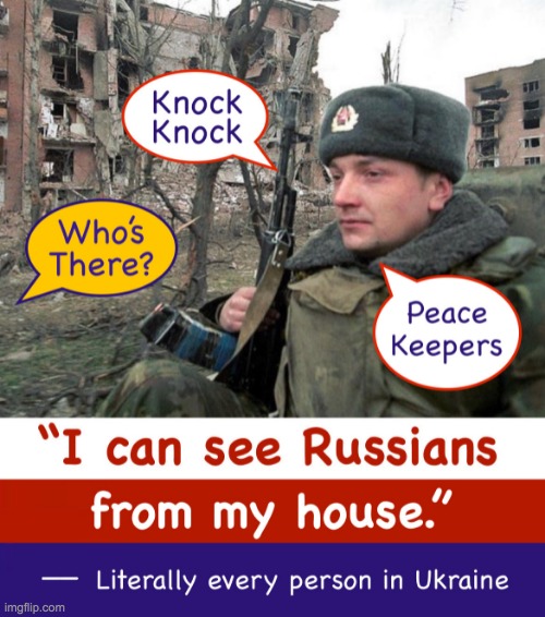 I can see Russians from my house literally every person | image tagged in i can see russians from my house literally every person | made w/ Imgflip meme maker