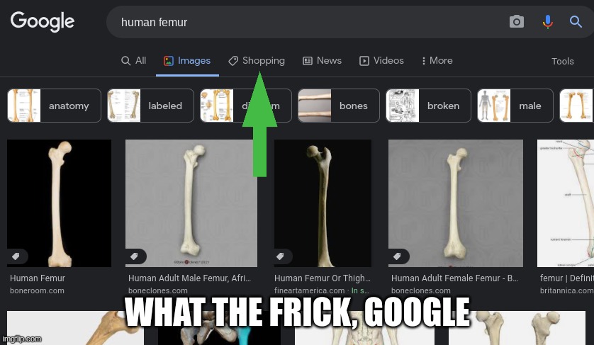 What is up with Google, man? | WHAT THE FRICK, GOOGLE | image tagged in google,google shopping,messed up | made w/ Imgflip meme maker