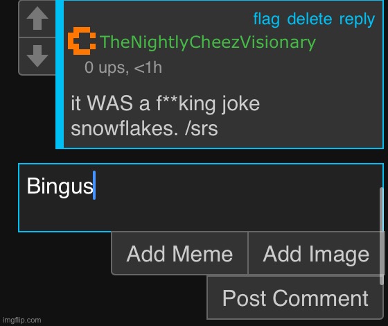 A joke.  Hmmmm | made w/ Imgflip meme maker