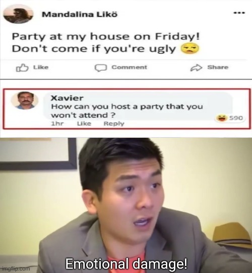 ouch | image tagged in emotional damage,ouch,emotional | made w/ Imgflip meme maker