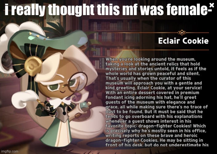 i’m just realizing- | i really thought this mf was female- | made w/ Imgflip meme maker