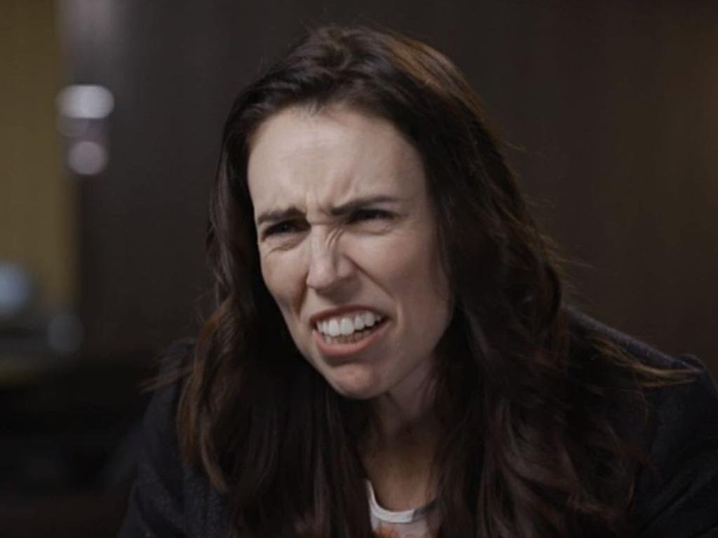 High Quality Jacinda scrunch face Blank Meme Template