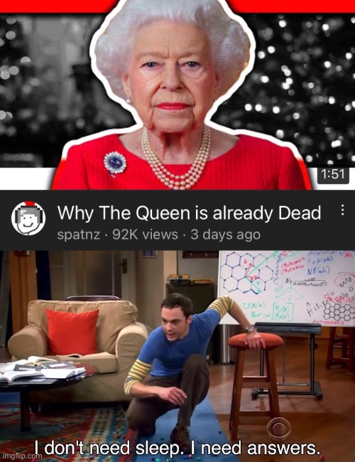 ????? | image tagged in i don't need sleep i need answers,impossible,funny memes,memes,confused,queen elizabeth | made w/ Imgflip meme maker