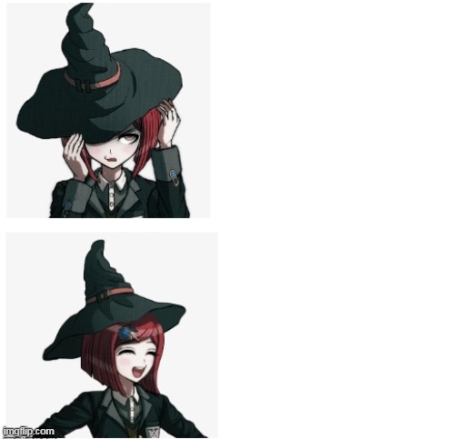 Himiko approval ( https://imgflip.com/memetemplate/373787602/Drake-hotline-bling-but-its-Himiko-Yumeno ) | image tagged in drake hotline bling but it's himiko yumeno,danganronpa | made w/ Imgflip meme maker