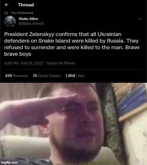 Repost but some terrible news. Rest in peace brave boys | image tagged in rest in peace,putin,suck,my,socks | made w/ Imgflip meme maker