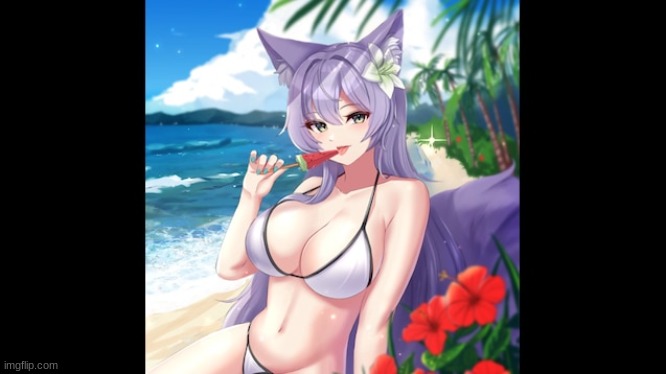 beach party | image tagged in anime | made w/ Imgflip meme maker