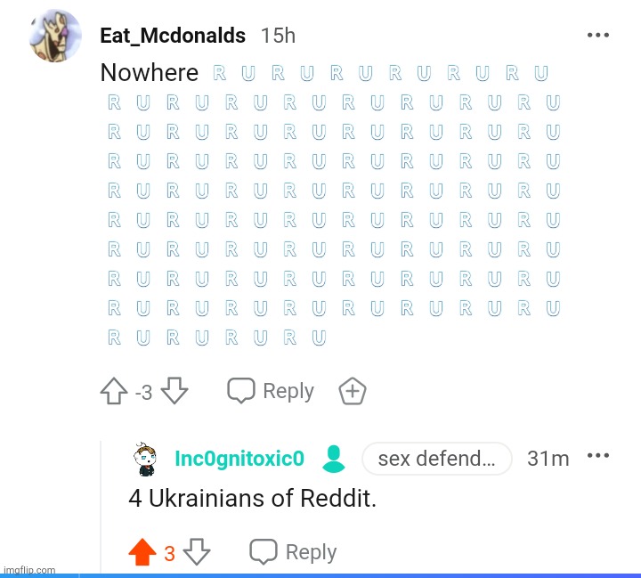 Ukrainian downvotes. | made w/ Imgflip meme maker