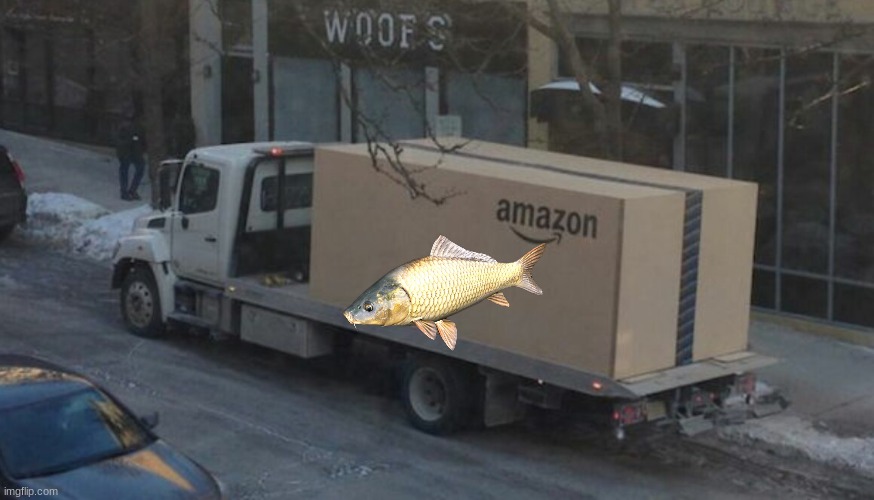 Amazon truck | image tagged in amazon truck | made w/ Imgflip meme maker