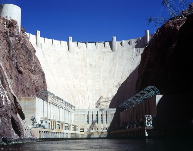 Hoover Dam | image tagged in hoover dam | made w/ Imgflip meme maker