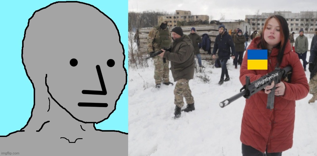 Ukraine Russia Magazine Blank Meme Template