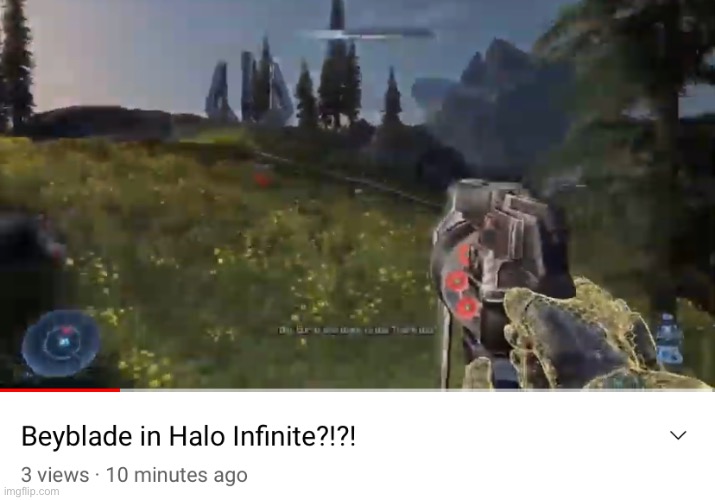 Beyblade in halo infinite | made w/ Imgflip meme maker